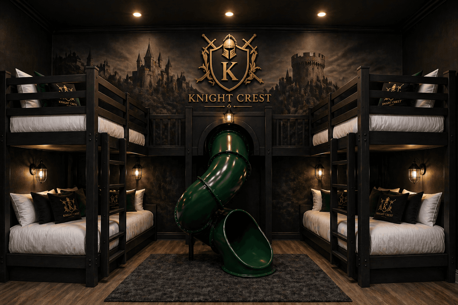 Knight Crest bunk room